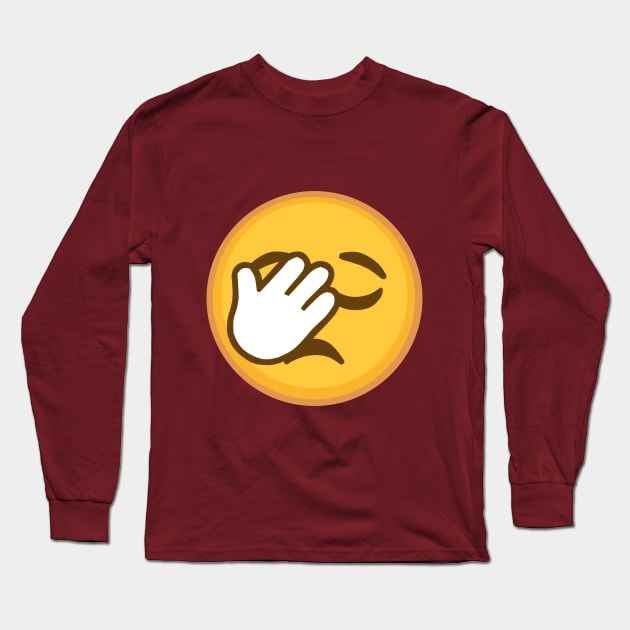 Facepalm Long Sleeve T-Shirt by 9teen